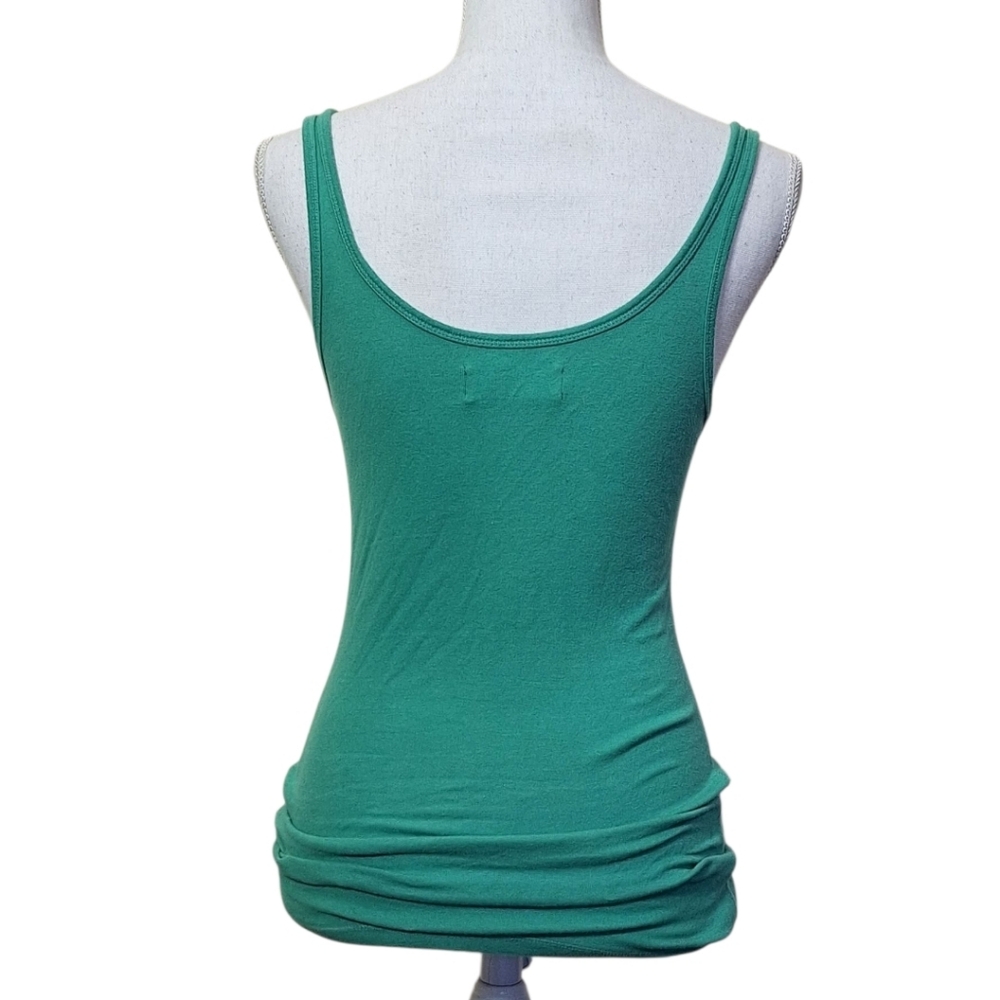 A&F Green Ribbed Racer Back Tank Top! - Picture 10 of 11